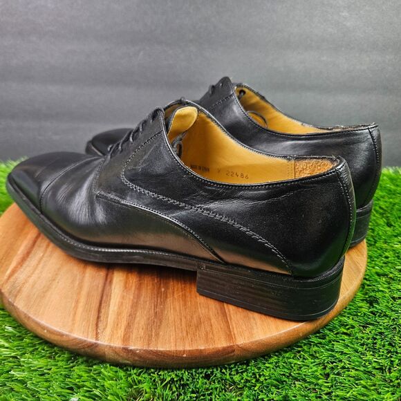 Men Mezlan Tavira Modern Cap Toe Oxford 9 Black Leather Dress Shoes Formal Spain main image 12
